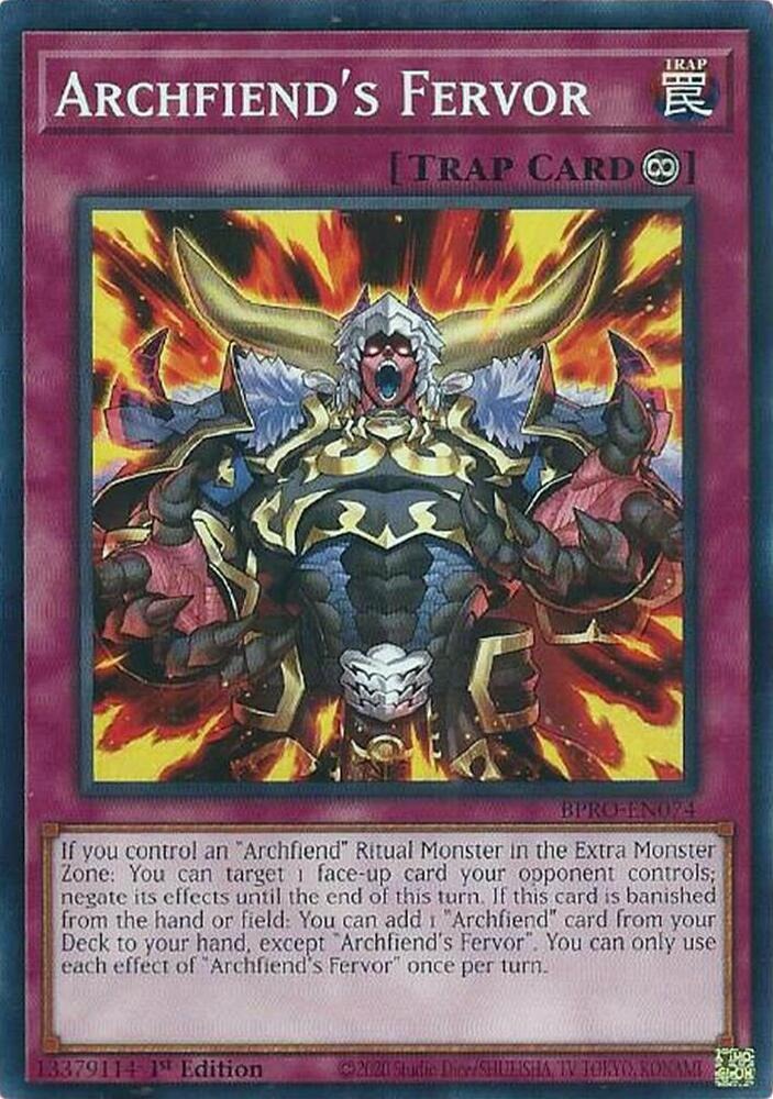 Archfiend's Fervor - Burst Protocol (BPRO)