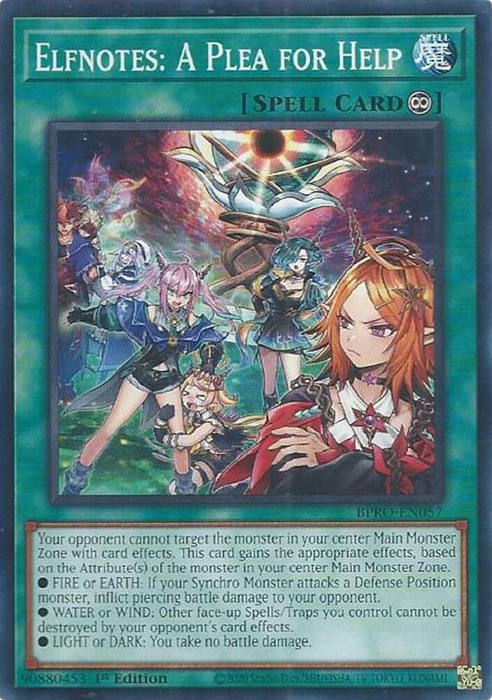 Elfnotes: A Plea for Help - Burst Protocol (BPRO)