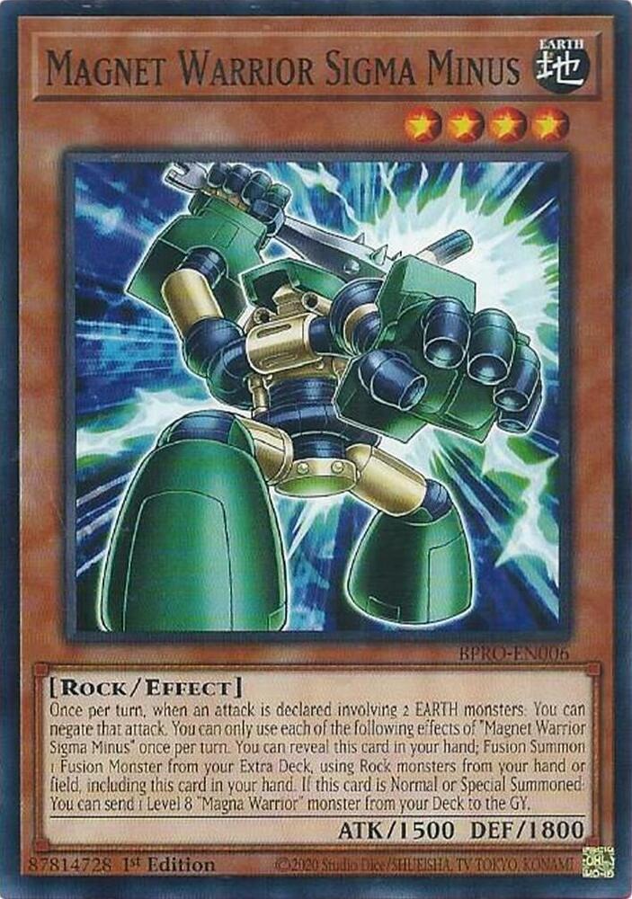 Magnet Warrior Sigma Minus - Burst Protocol (BPRO)