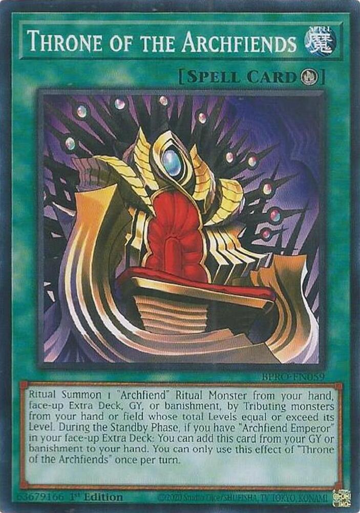 Throne of the Archfiends - Burst Protocol (BPRO)