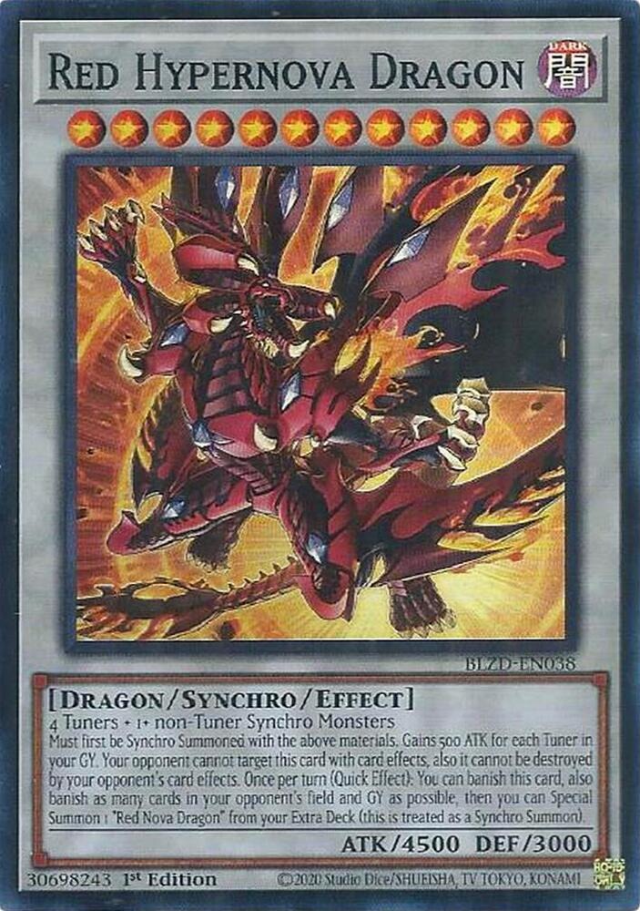Red Hypernova Dragon - Blazing Dominion (BLZD)