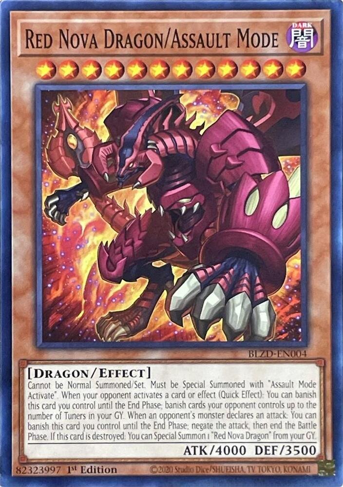 Red Nova Dragon/Assault Mode - Blazing Dominion (BLZD)