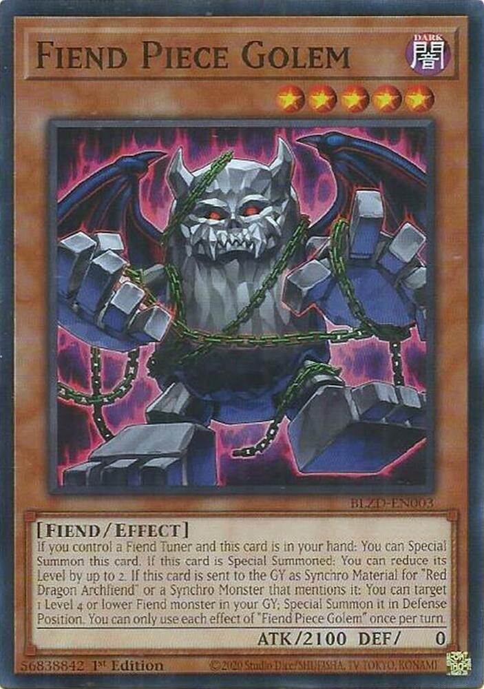 Fiend Piece Golem - Blazing Dominion (BLZD)