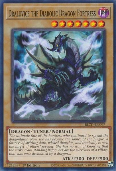 Draluvice the Diabolic Dragon Fortress - Blazing Dominion (BLZD)