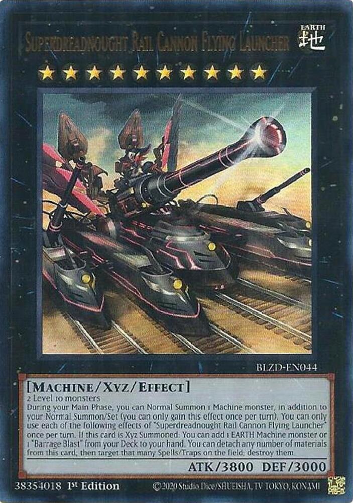 Superdreadnought Rail Cannon Flying Launcher - Blazing Dominion (BLZD)