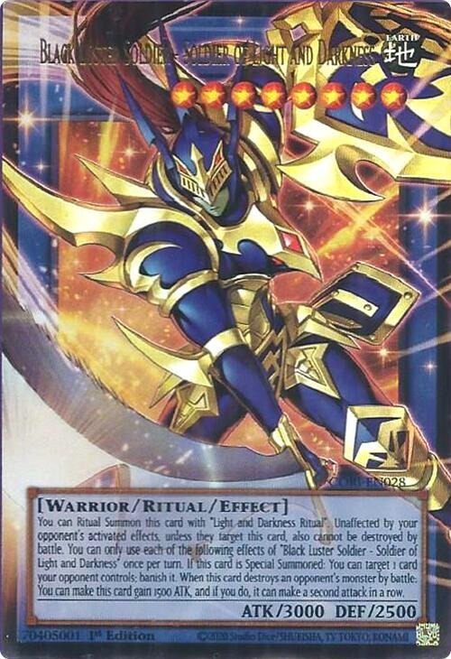 Black Luster Soldier - Soldier of Light and Darkness (Extended Art) - Chaos Origins (CORI)
