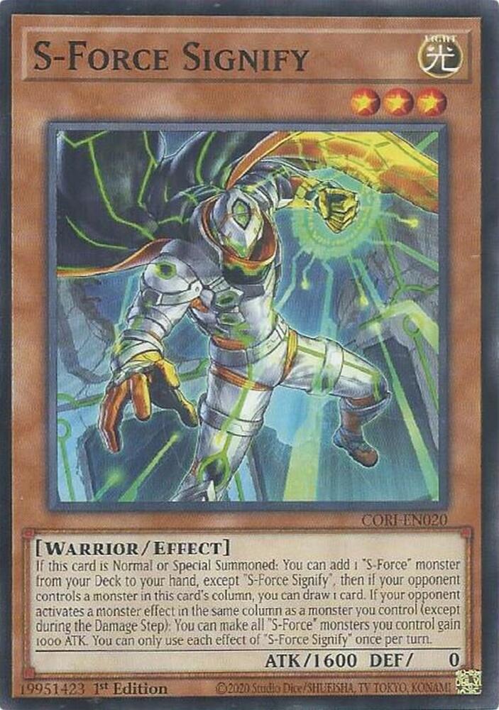 S-Force Signify - Chaos Origins (CORI)