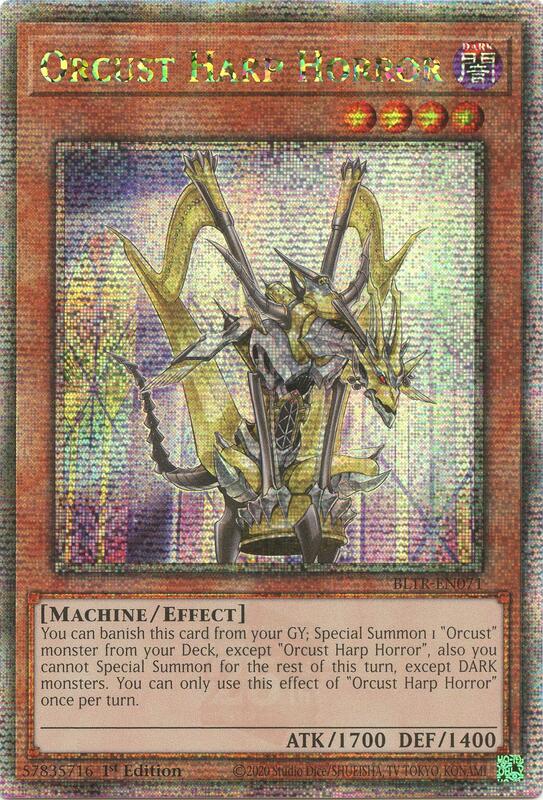 Orcust Harp Horror (Quarter Century Secret Rare) - Battles of Legend: Terminal Revenge (BLTR)